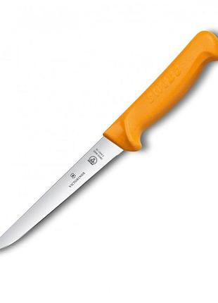 Ніж кухонний обваловувальний victorinox swibo boning, вузький, помаранчевий, 14 см