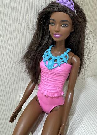 Лялька барбі темношкіра  barbie dreamtopia princess