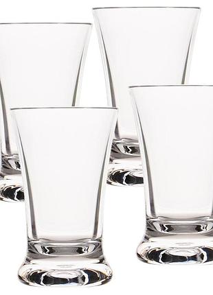 Набір стопок gimex shot glass linea 45 ml 4 pieces (6915185), для подавання напоїв та страв, для дому та дачі, для сімейних обідів