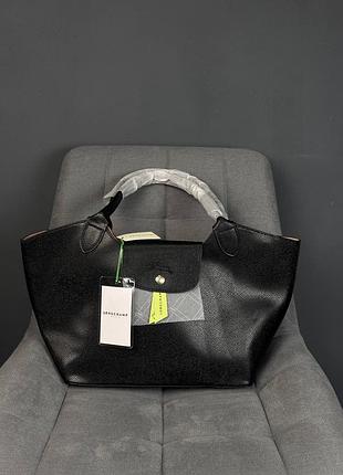 Сумка женская longchamp epure черная размер l