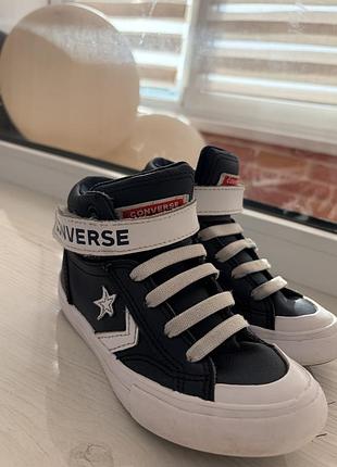 Оригінал осінні кросівки на хлопчика converse 17 см 27 розмір теплі