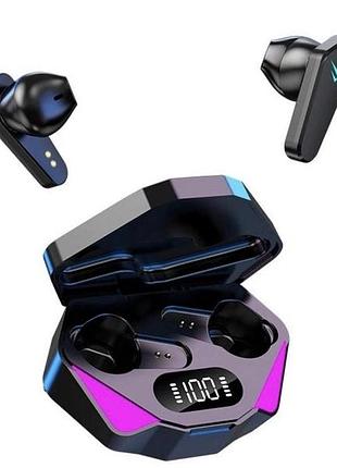 Беспроводные игровые наушники x 15 с rgb led подсветкой и шумоподавленным