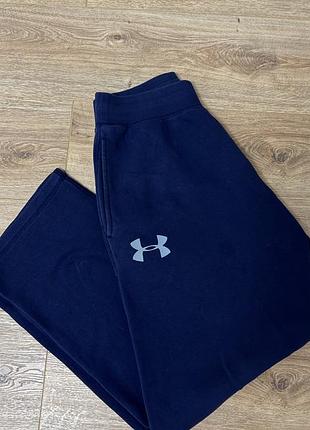 Брюки жіночі under armour спортивні палаццо баггі темно-сині m