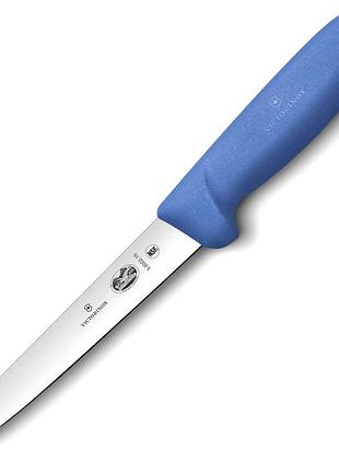 Ніж кухонний обробний victorinox fibrox синій, 15 см