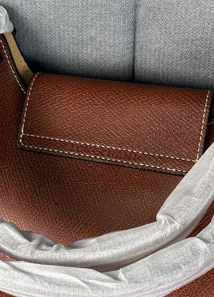 Сумка longchamp epure коричневая размер л 3
