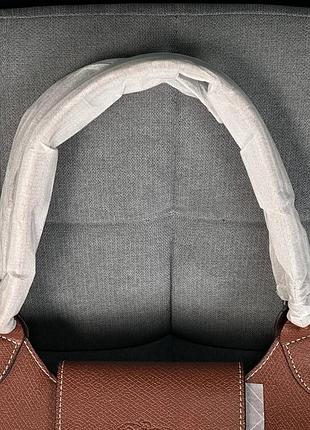 Сумка longchamp epure коричневая размер л 4