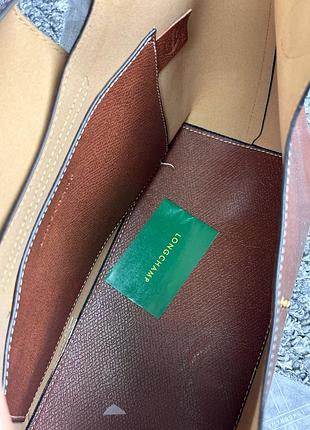 Сумка longchamp epure коричневая размер л 6