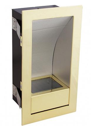 Светильник настенный для лестницы g9 40w ip20 brass (hdl-07-wl21) brille 154075
