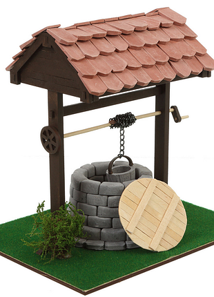 Керамический конструктор "medieval well" колодец 150 дет. 3