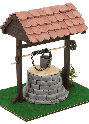 Керамический конструктор "medieval well" колодец 150 дет. 4