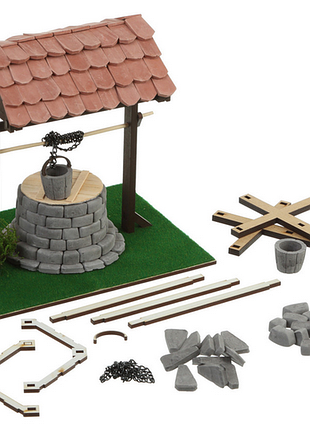 Керамический конструктор "medieval well" колодец 150 дет. 7