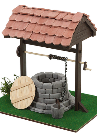 Керамический конструктор "medieval well" колодец 150 дет. 9