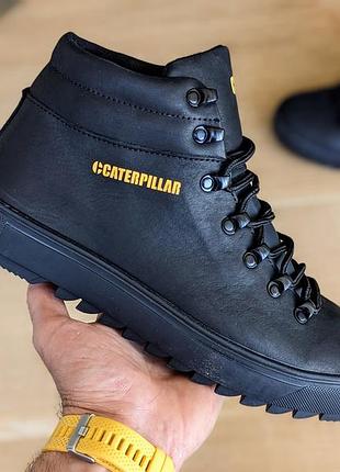Чоловічі зимові черевики кросівки caterpillar тепле та міцне взуття на кожен день 40