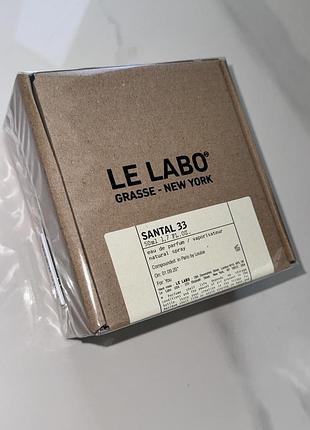 Парфуми нішеві духи le labo santal 33  духи 50 мл  ле лабо парфюм