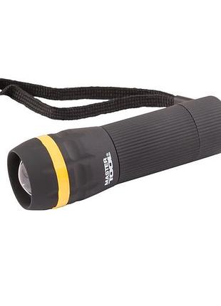 Ліхтар з регулюванням фокусу mastertool 103х31 мм led 3xaaa abs 94-0801