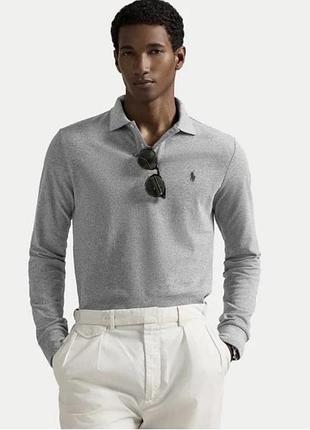 Polo ralph lauren чоловічий лонгслів, реглан, поло з довгим рукавом