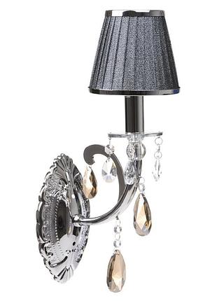 Бра настенное накладное классическое с абажуром bcl-302w/1 brille 186407