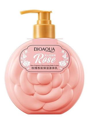 Крем для тела с натуральным розовым маслом bioaqua rose fragrance moisturizing body cream 235g