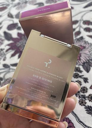 Рум'яна patrick ta major headlines double-take creme & powder blush duo 3