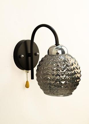 Бра lk-732w/1 e27 bk+ch