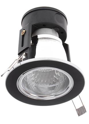 Светильник потолочный врезной vdl-25/11 black/chr