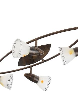 Светильник настенно-потолочный спот поворотный накладной htl-137c/4 g9 brille l5-266
