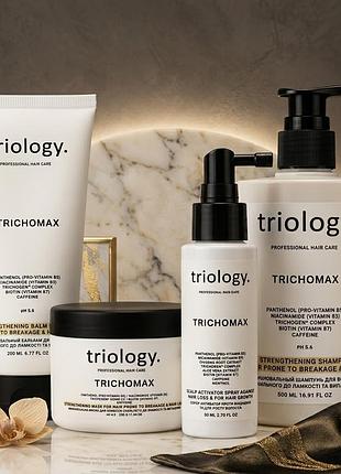 Набір trichomax triology шампунь, маска, бальзам, спрей-активатор