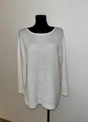 Жіночий трикотажний джемпер gerry weber молочно-білий (кремовий_ екрю)