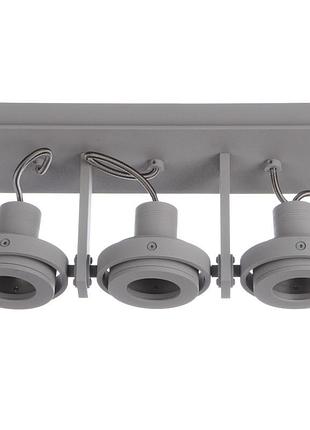 Подсветка накладная поворотная для офиса ms-07/3 gu10 dgy brille 26-088