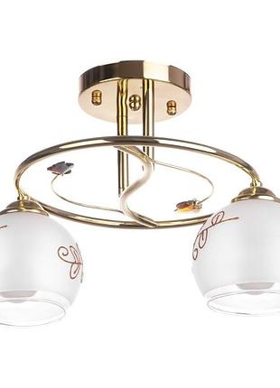 Люстра стельова для коридору e27 60w g (lk-491c/2) brille l67-255