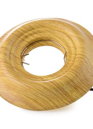 Светильник точечный hdl-ga7 g5.3 wh wood mr16