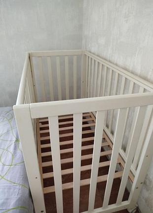 Ліжечко дитяче верес соня лд13 + матрац + водонепроникна пелюшка на матрац