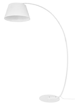 Торшер підлоговий з абажуром bl-475f/1 e27 wh brille 25-207