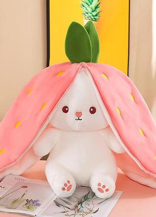 Игрушка кролик клубничка 30 см