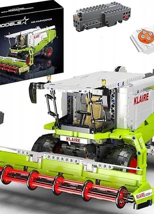 Конструктор на радиоуправлении комбайн claas lexion управление пультом и bluetooth