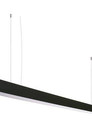 Лінійний підвісний світлодіодний світильник flf-66 45w nw bk led 1,2m brille 33-236