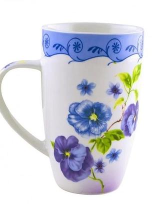 Кружка з квітами №4 np44cup4