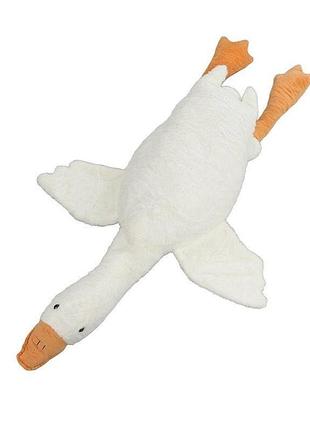 Игрушка подушка гусь-объятия 155 см белый