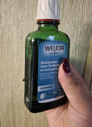 Лосьйон weleda belebedes haar-tonikum revitalising hair тонік для волосся з розмарином