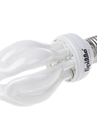 Лампа енергозберігаюча pl-4u 15w/827 e27 mini lotus brille 220v