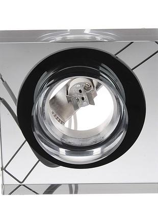 Светильник точечный декоративный hdl-g145 black crystal mr16