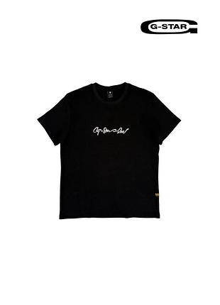 Футболка чоловіча g-star raw чорна, розмір l-m