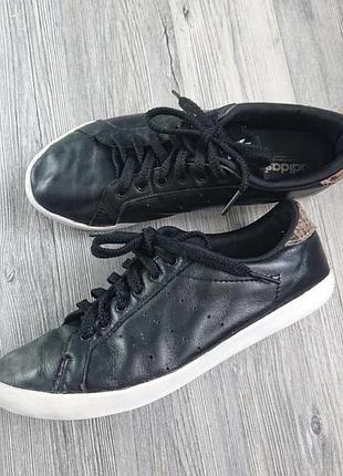 Кожаные туфли кеды adidas р.37