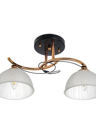 Люстра стельова в передпокій e27 60w bk (lk-713s/2) brille 24-555