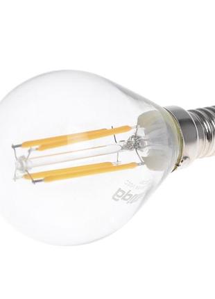 Лампа світлодіодна led 4w e14 cog ww g45 220v