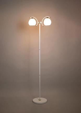Торшер lk-736f/2 e27 wh+fg 2