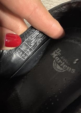 Шкіряні туфлі dr. martens 37р 6