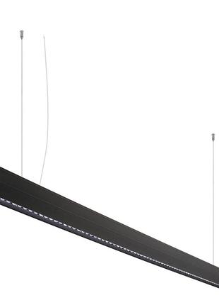 Лінійний підвісний світлодіодний світильник flf-65 40w nw bk led 1,2m brille 33-234