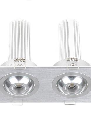 Світильник точковий led-101/2x3w al