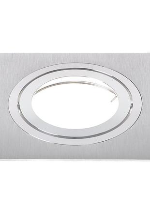 Світильник врізний поворотний hdl-dt 104/1 aluminium